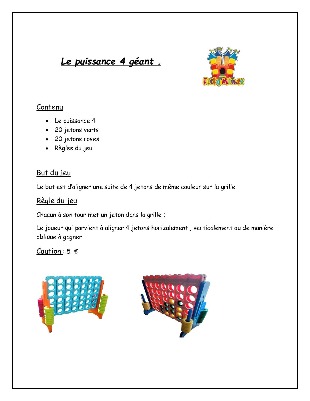 Puissance 4 géant – Image 3