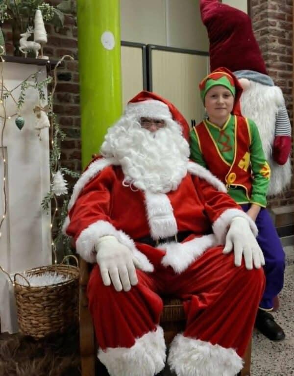 visite du lutin de Père Noël