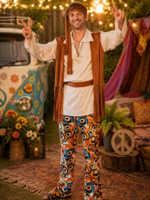 Déguisement hippie  homme