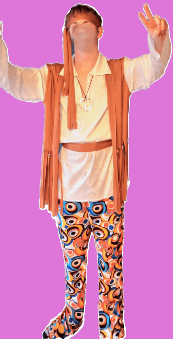 Déguisement hippie  homme