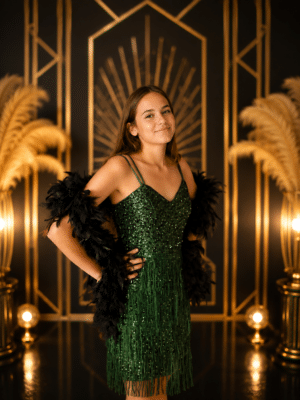 Robe charlestonne